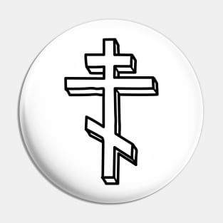 Eastern Orthodox Cross Pin