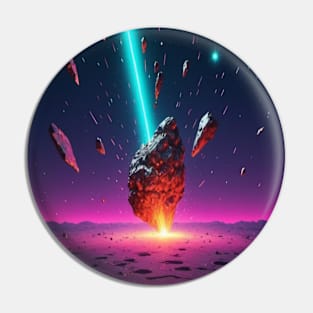 Neon Dreams Comet Pin