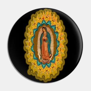 Our Lady of Guadalupe Virgin Mary Pin