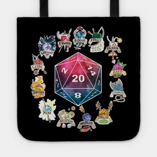 D&D D20 Class T Shirt Tote