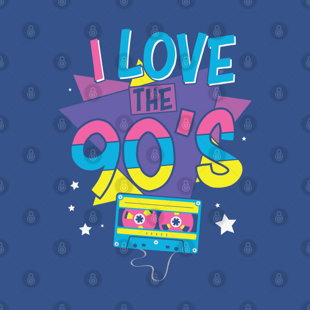 Discover I Love the 90s - Retro - T-Shirt