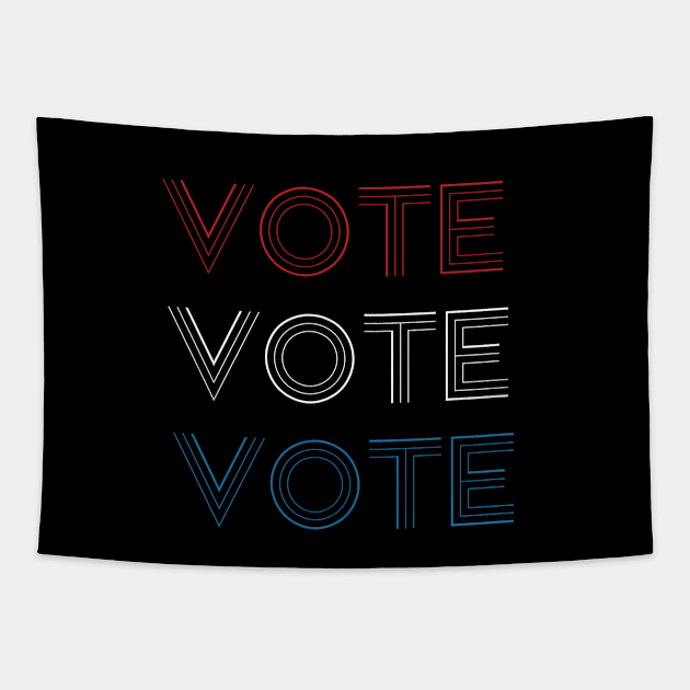 Vote Vote Vote Tapestry by valentinahramov