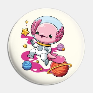 Space Axolotl Pin