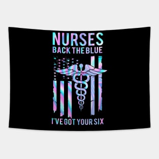 Nurse Back The Blue I've Got Your Six Tapestry