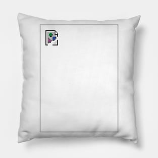 Broken Image Pillow