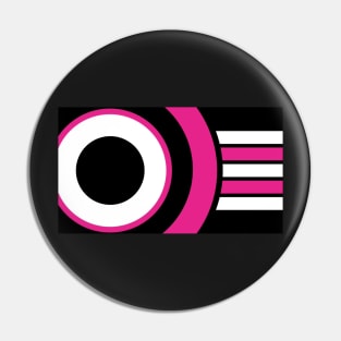 Abstract Pink And White Circles And Lines Pin