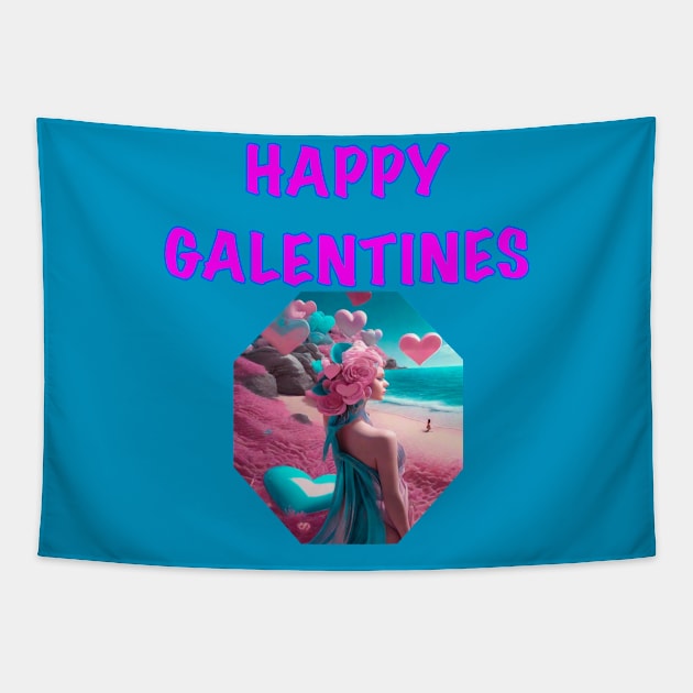 Happy galentines Tapestry by sailorsam1805