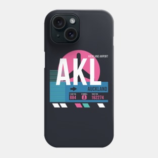 Auckland (AKL) Airport // Sunset Baggage Tag Phone Case