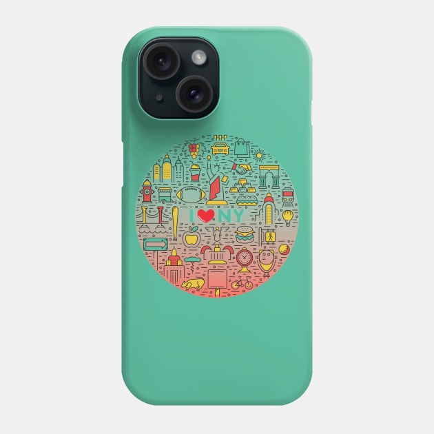 I Love New York Phone Case by After Daylight Project