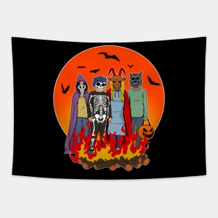 Halloween Kids Tapestry