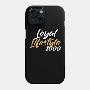 LOYAL LIFESTYLE 1000 - "Original Stacked Logo #2" Phone Case