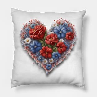 Heart of Flowers Pillow