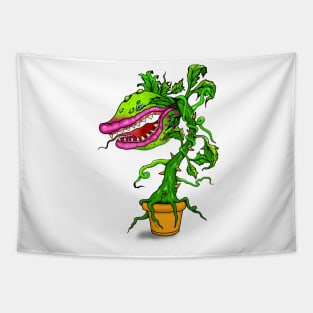 Man Eating Plant Tapestry