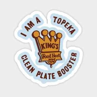 King's Food Host Clean Plate Booster (1969) Magnet