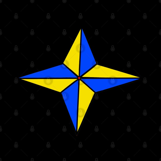 Blue & gold Star by dalyndigaital2@gmail.com