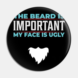 Beard Quote Pin