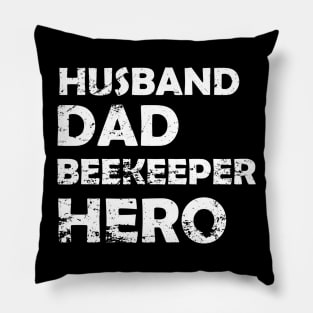 Husband Dad Beekeeper Hero Pillow