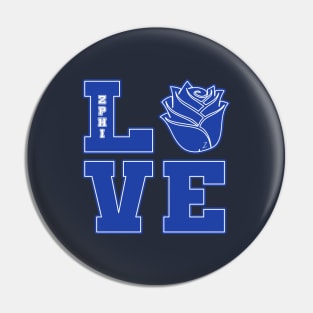 Zeta Love Finer Sorority Art Pin