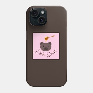 I Love Bears Phone Case