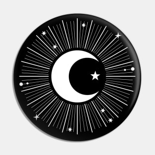 Astrological Moon Version 2 Pin