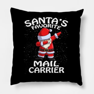 Santas Favorite Mail Carrier Christmas Pillow