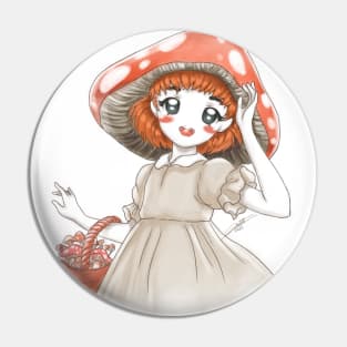 little mushroom girl Pin
