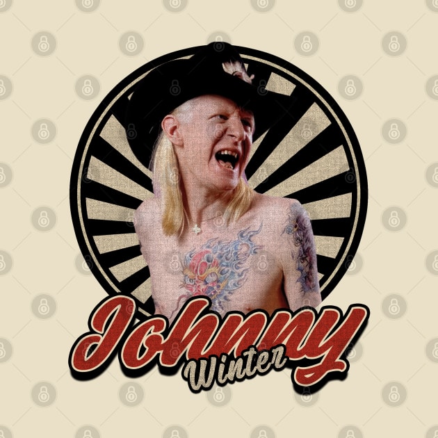 Vintage 80s Johnny Winter by Motor Ilang