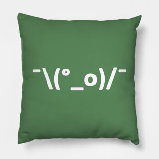 Dunno Emoticon Pillow