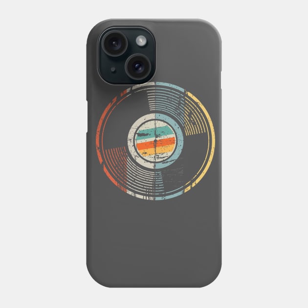 70s 80s 90s vintage Retro Look Analog Record Gift Phone Case by MarkusShirts