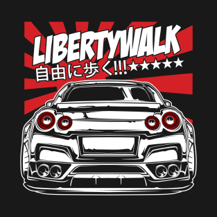 GTR R35 Libertywalk (White Print) T-Shirt