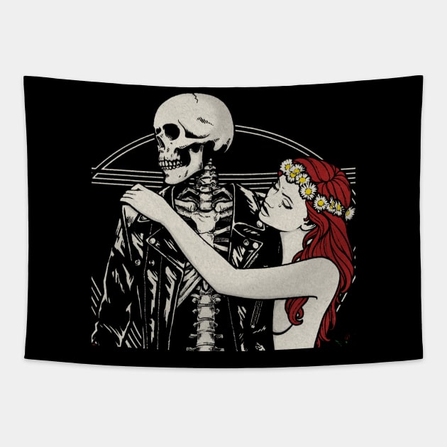 skeleton halsey Tapestry by aisah3dolar