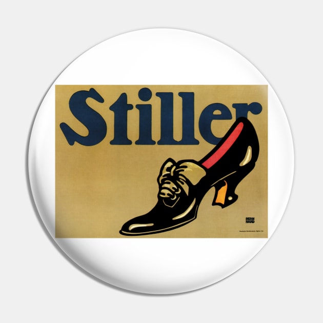 STILLER SHOES Retro German Plakatstil Graphic Design Advertisement by Lucian Bernhard c1913 Pin by vintageposters