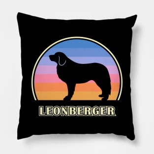 Leonberger Vintage Sunset Dog Pillow