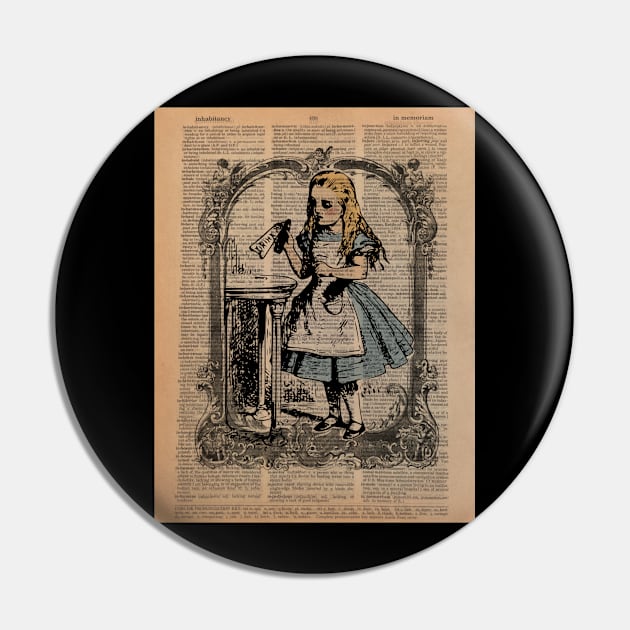 Alice in the library Pin by Little Bad Wren 