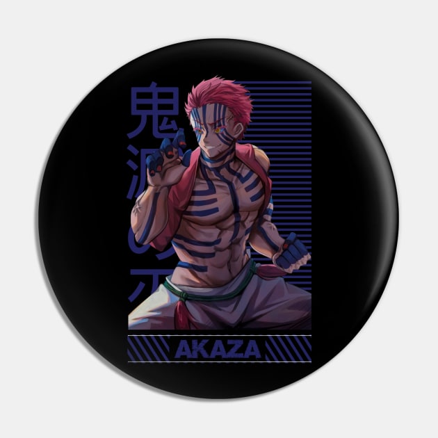 Akaza - Demon Slayer Pin by Hani-Clothing