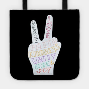 peace and love Tote