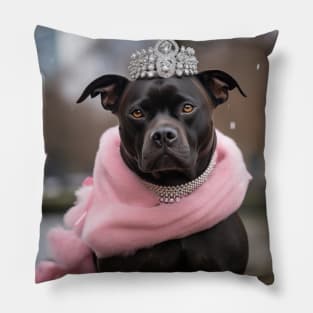 Princess Staffy Pillow