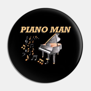 Piano man Pin