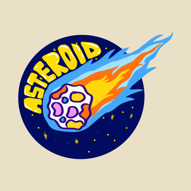 Asteroid from the space by ibenboy illustration