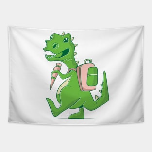 cute Dinosaur school Tapestry