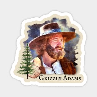 Grizzly Adams Magnet