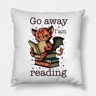 Go Away, I am Reading Pillow