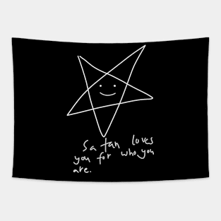 Satan Love You Tapestry