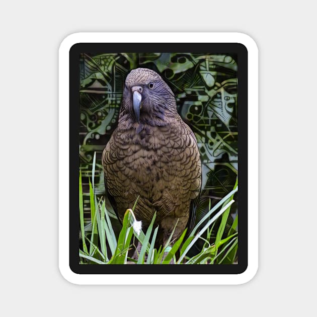 The New Zealand Kea Magnet by PictureNZ