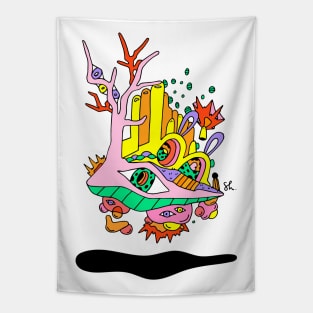Bubble Town Tapestry
