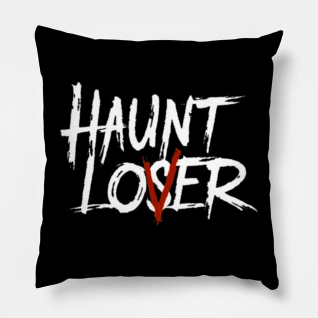 Haunt Lover / Loser Pillow by w0dan