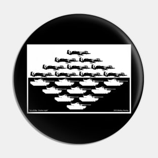 Art of War - Escher Style Pin