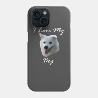 I love my dog ( American Eskimo Dog - Spitz) Phone Case