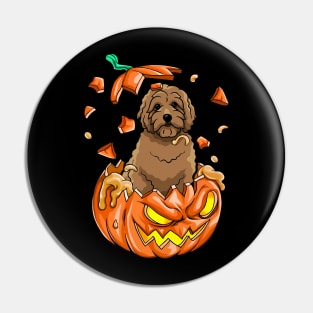 Doodle In The Pumpkin tshirt halloween costume funny gift t-shirt Pin