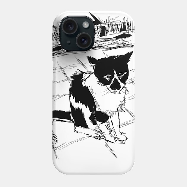 Gato Phone Case by Melillo